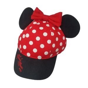 AUTHENIC MINNIE MOUSE DISNEYPARKS CAP. YOUTH TO ADULT FIT